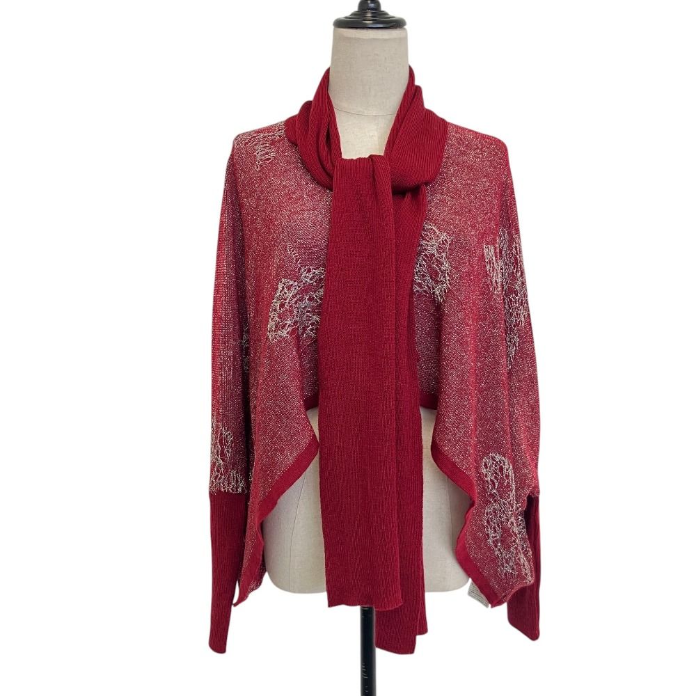 美品　Vivienne Westwood リバティ柄 ボウタイ カーディガン 良品 Vivienne Westwood ヴィヴィアンウエストウッド レッドレーベル