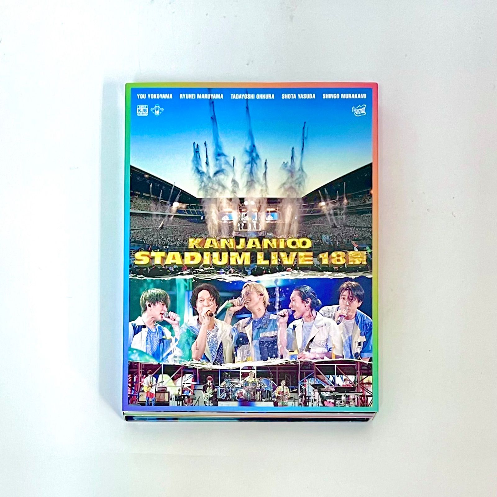 X4-76】△KANJANI∞ STADIUM LIVE 18祭 3枚組Blu-ray 初回限定盤B