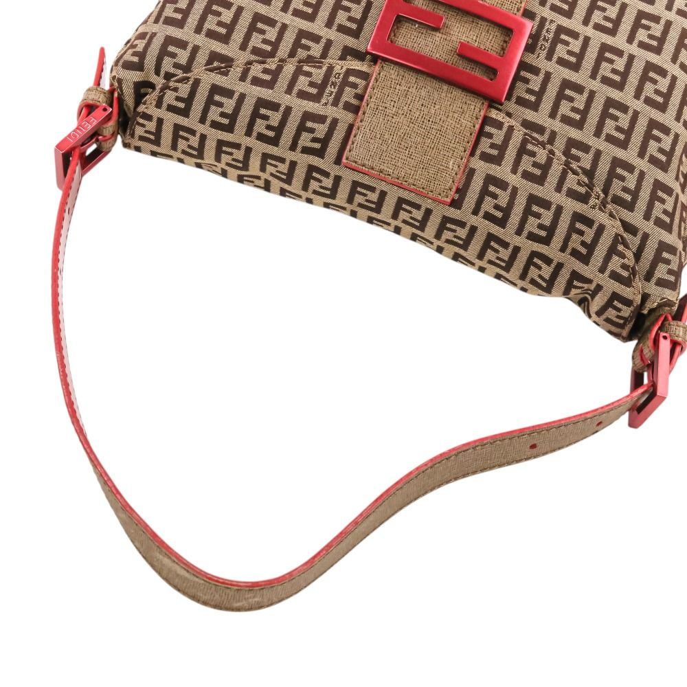 良品 FENDI フェンディ ズッキーノ キャンバス マンマバケット