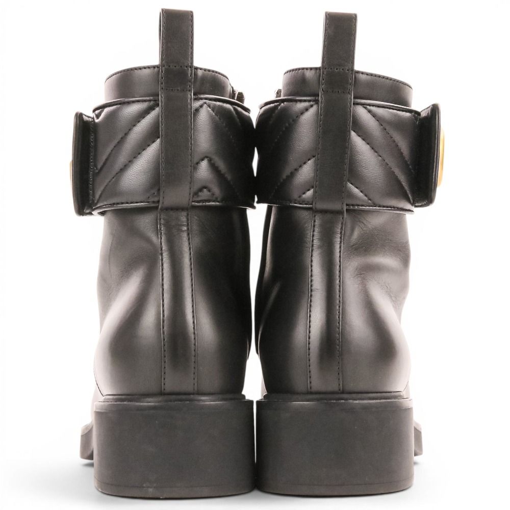 美品 GUCCI グッチ GGマーモント レースアップ レザー ショートブーツ