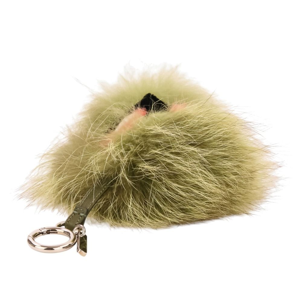 美品 FENDI フェンディ バッグバグズ モンスター ファー チャーム