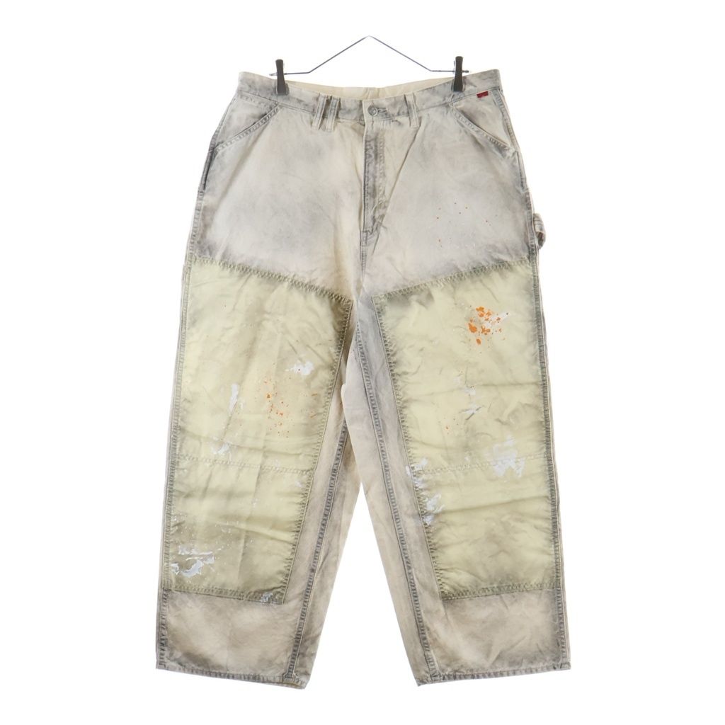 anachronorm アナクローム NYLON PATCH KINARI DOUBLE KNEE PAINTER PANTS 汚れ加工ダブルニーペインターパンツ anachronorm (アナクローム) NYLON PATCH KINARI DOUBLE KNEE PAINTER