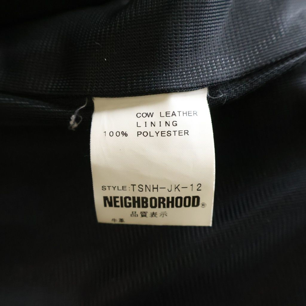 NEIGHBORHOOD (ネイバーフッド) LEATHER RACING JACKET シングル
