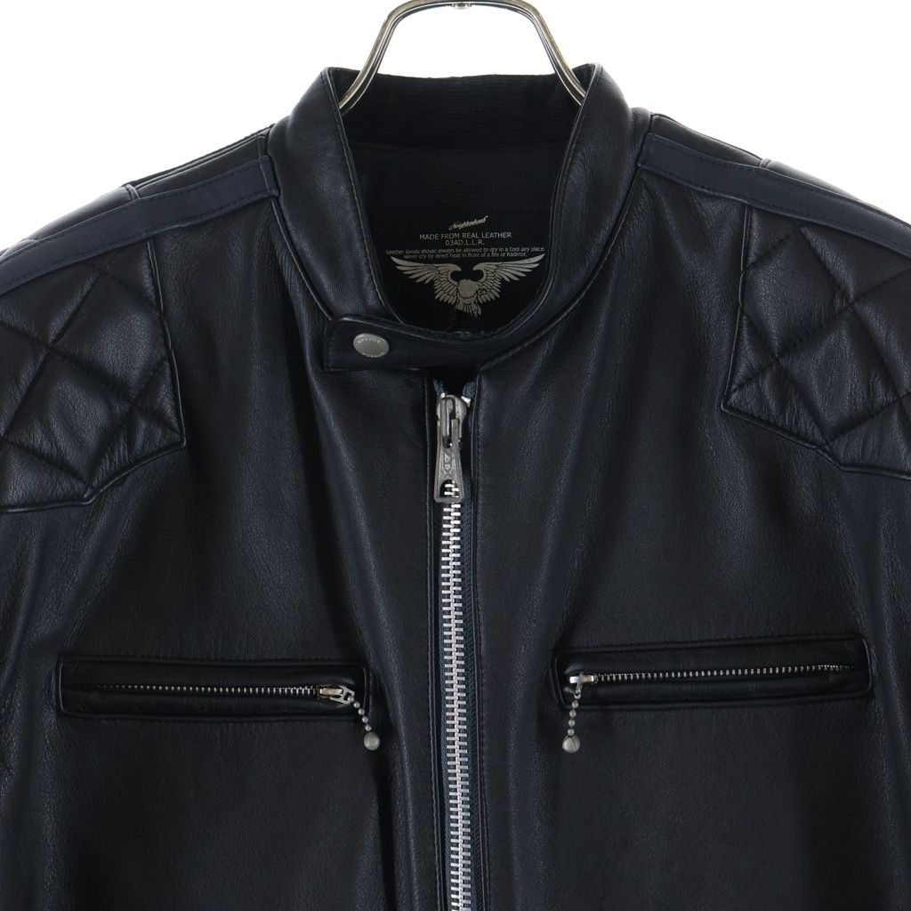 NEIGHBORHOOD (ネイバーフッド) LEATHER RACING JACKET シングル