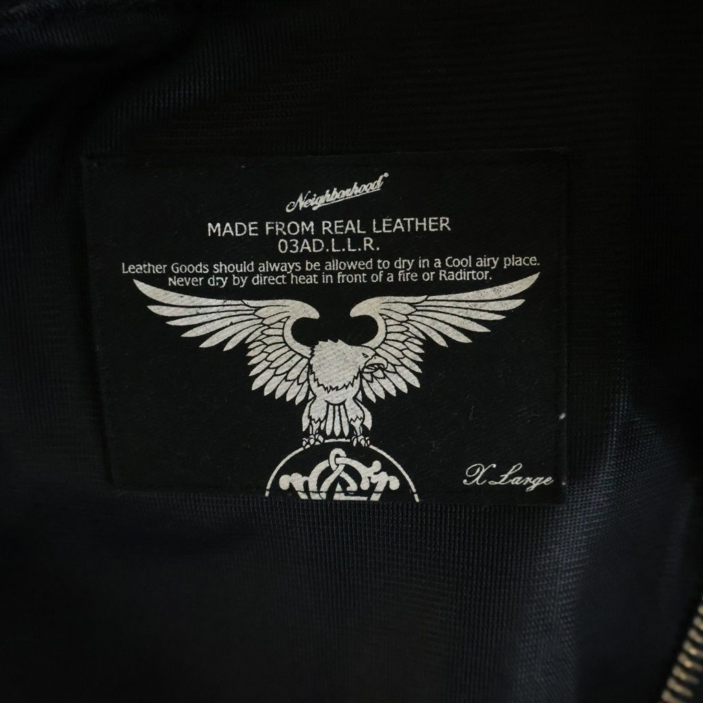 NEIGHBORHOOD (ネイバーフッド) LEATHER RACING JACKET シングル