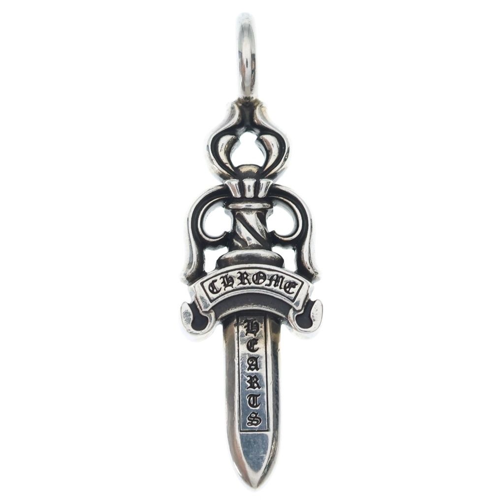 CHROME HEARTS (クロムハーツ) DOUBLE DAGGER ダブルダガーペンダントトップ シルバー BCA251