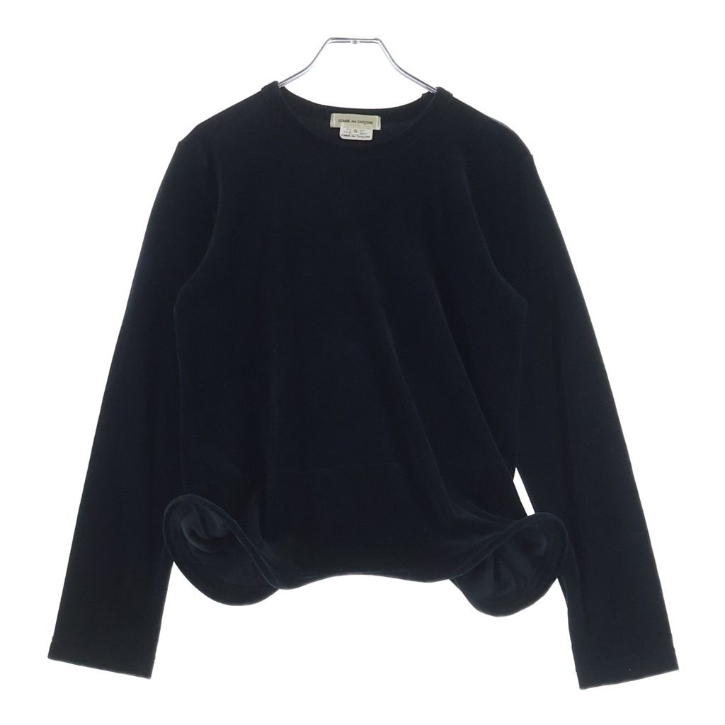 COMME des GARCONS (コムデギャルソン) ワイヤー入り 立体 バルーン 長袖Tシャツ カットソー ブラック レディース