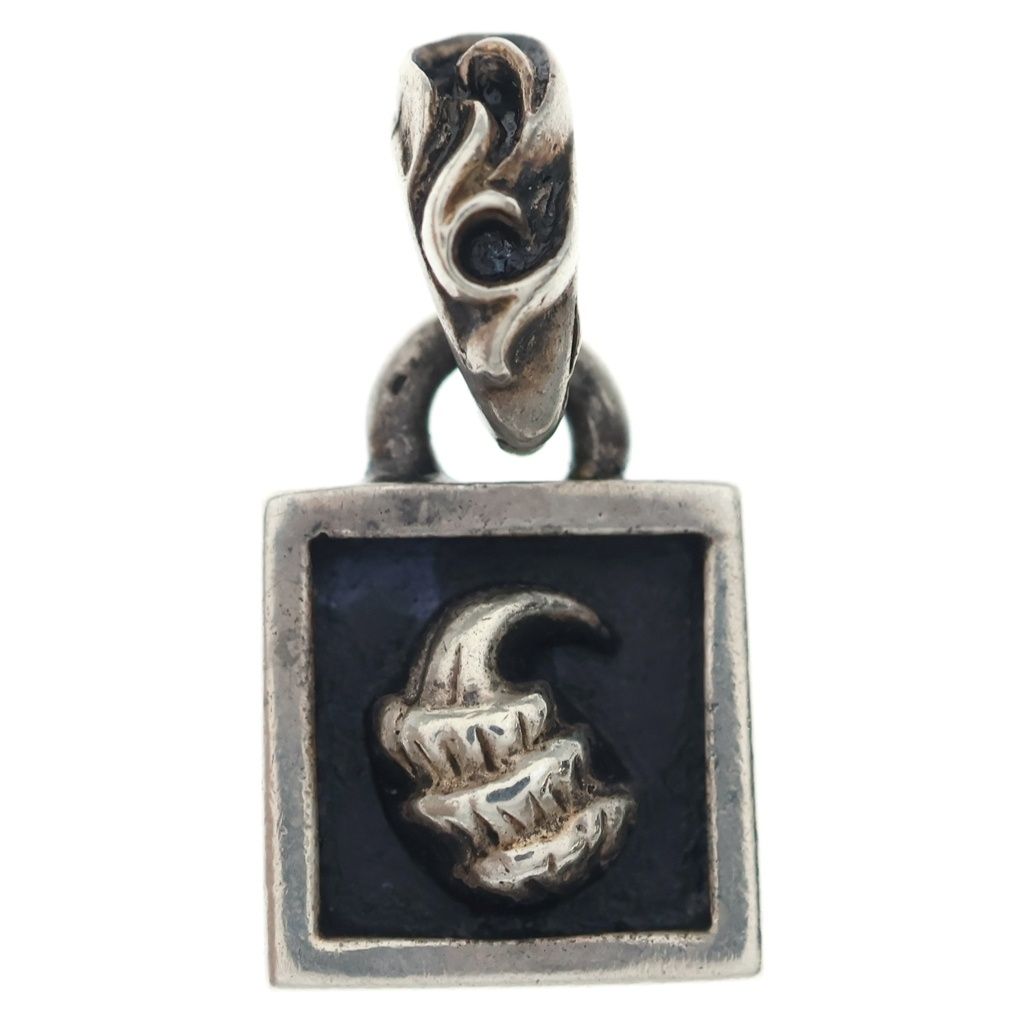 CHROME HEARTS (クロムハーツ) FRAMED CROW フレームドクロウ チャーム ペンダントトップ シルバー BCA272