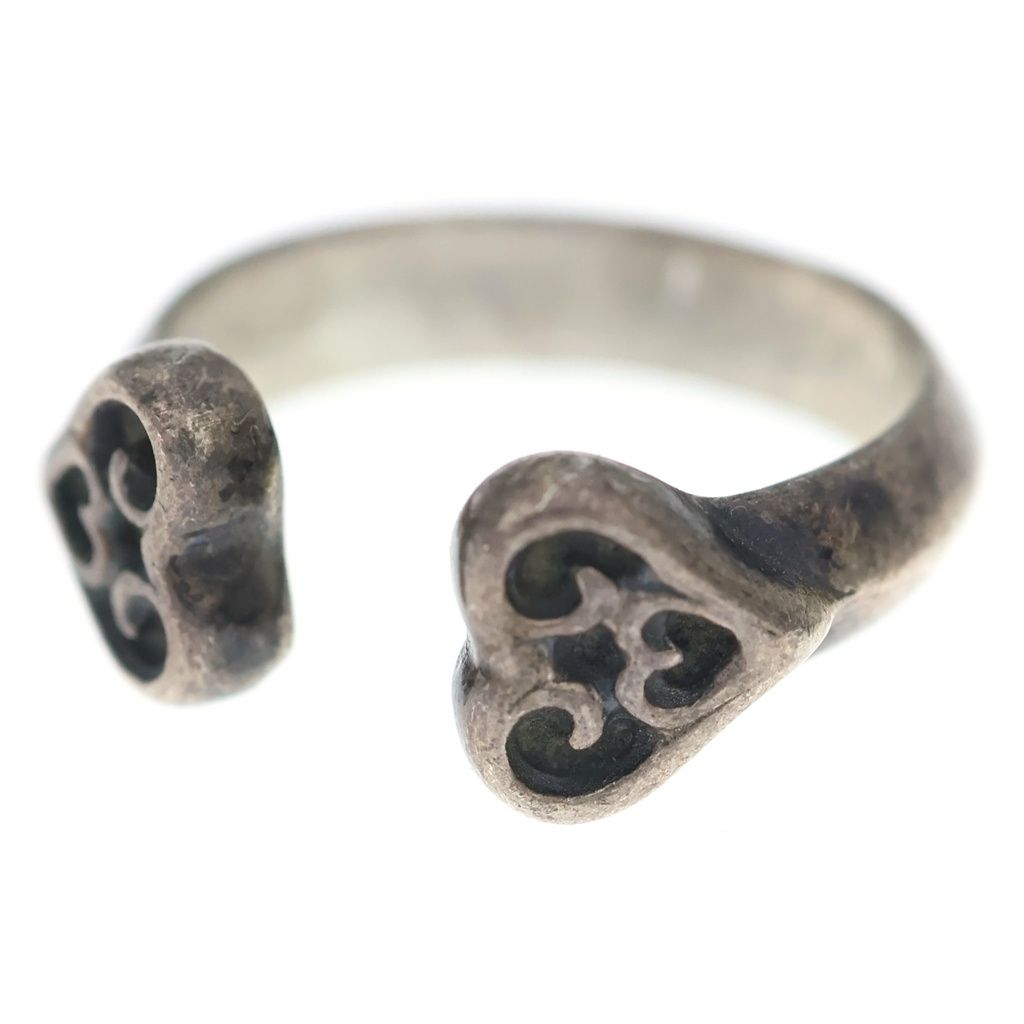 Bill Wall Leather/BWL (ビルウォールレザー) DOUBLE TRIBAL HEART RING ダブル トライバル ハート リング シルバー