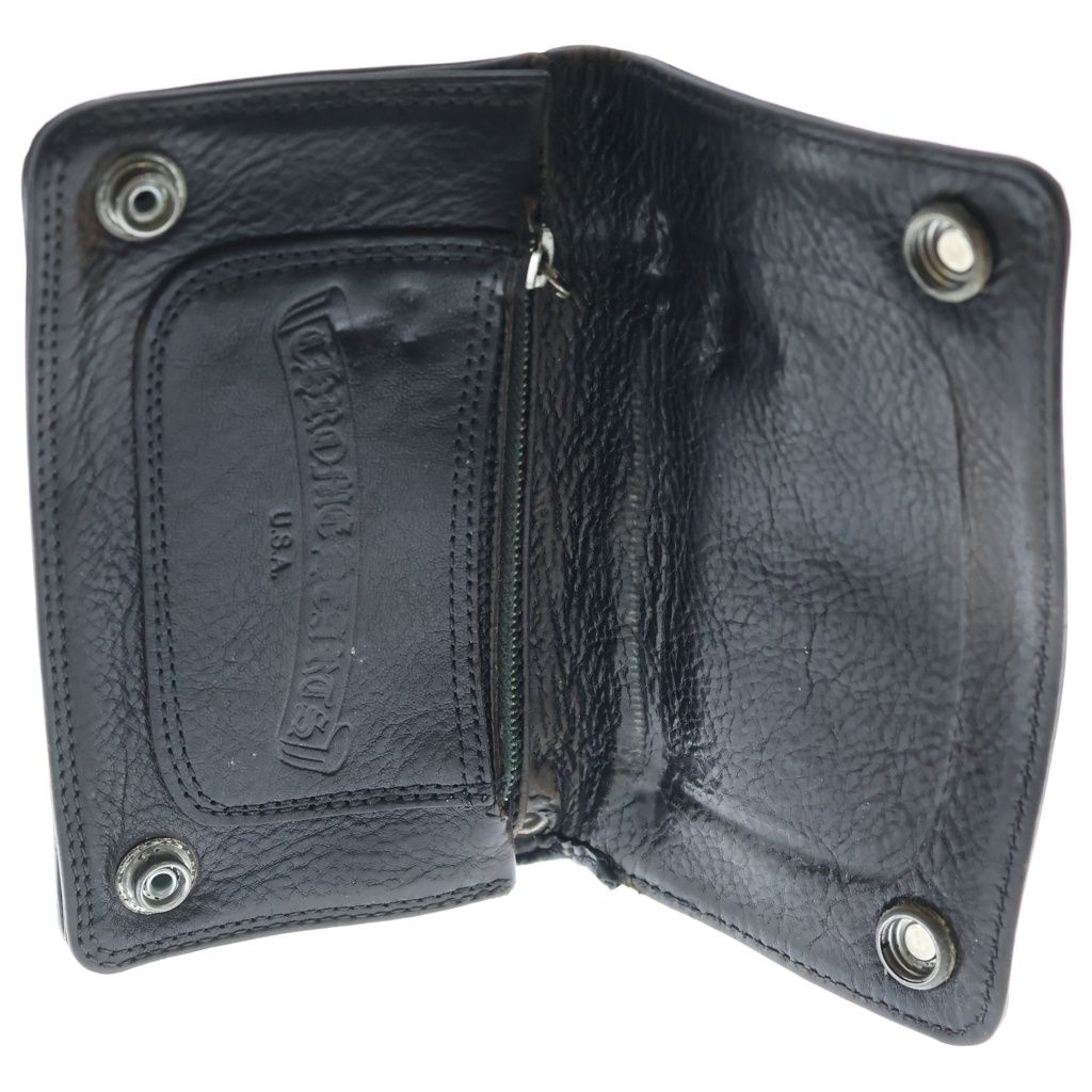 CHROME HEARTS (クロムハーツ) 1ZIP BS FLEUR BUTTON WALLET 1ジップ