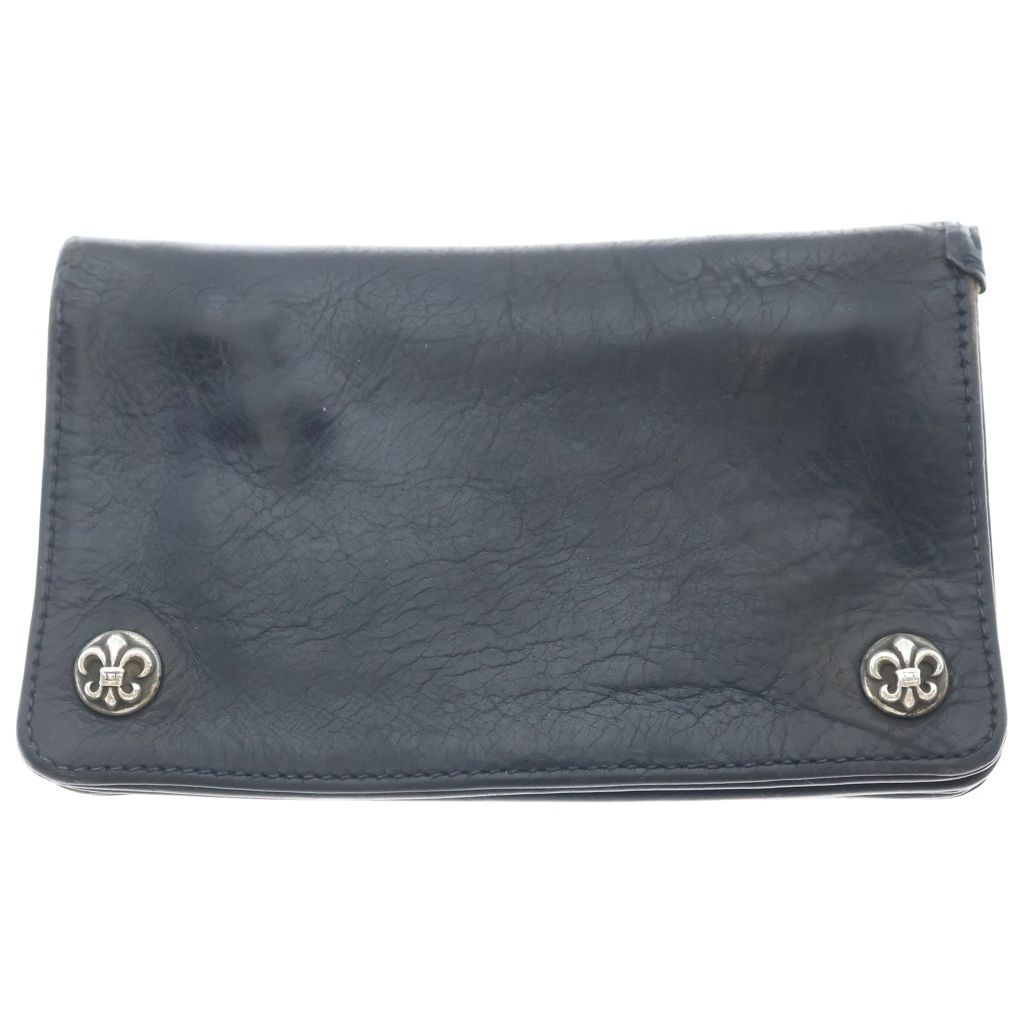 CHROME HEARTS (クロムハーツ) 1ZIP BS FLEUR BUTTON WALLET 1ジップ