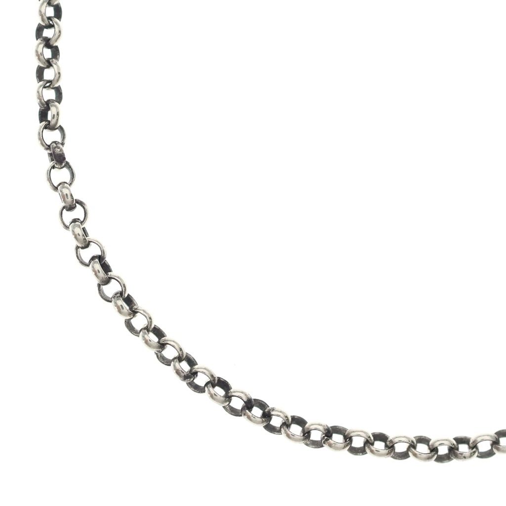 CHROME HEARTS (クロムハーツ) NECKCHAIN R18 ロールチェーンネックレス 18inch シルバー BCA083