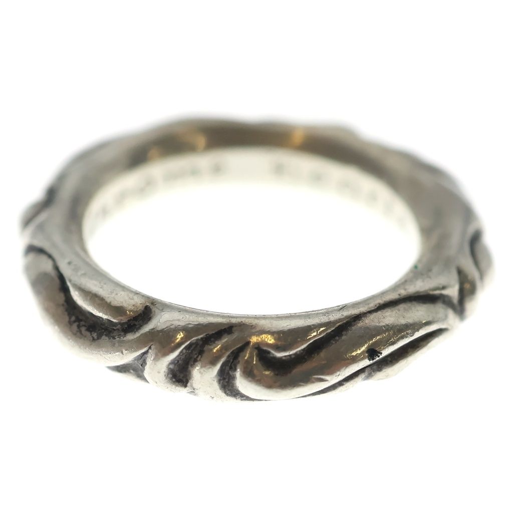 CHROME HEARTS (クロムハーツ) SCRL BAND スクロールバンド リング シルバー BCA351