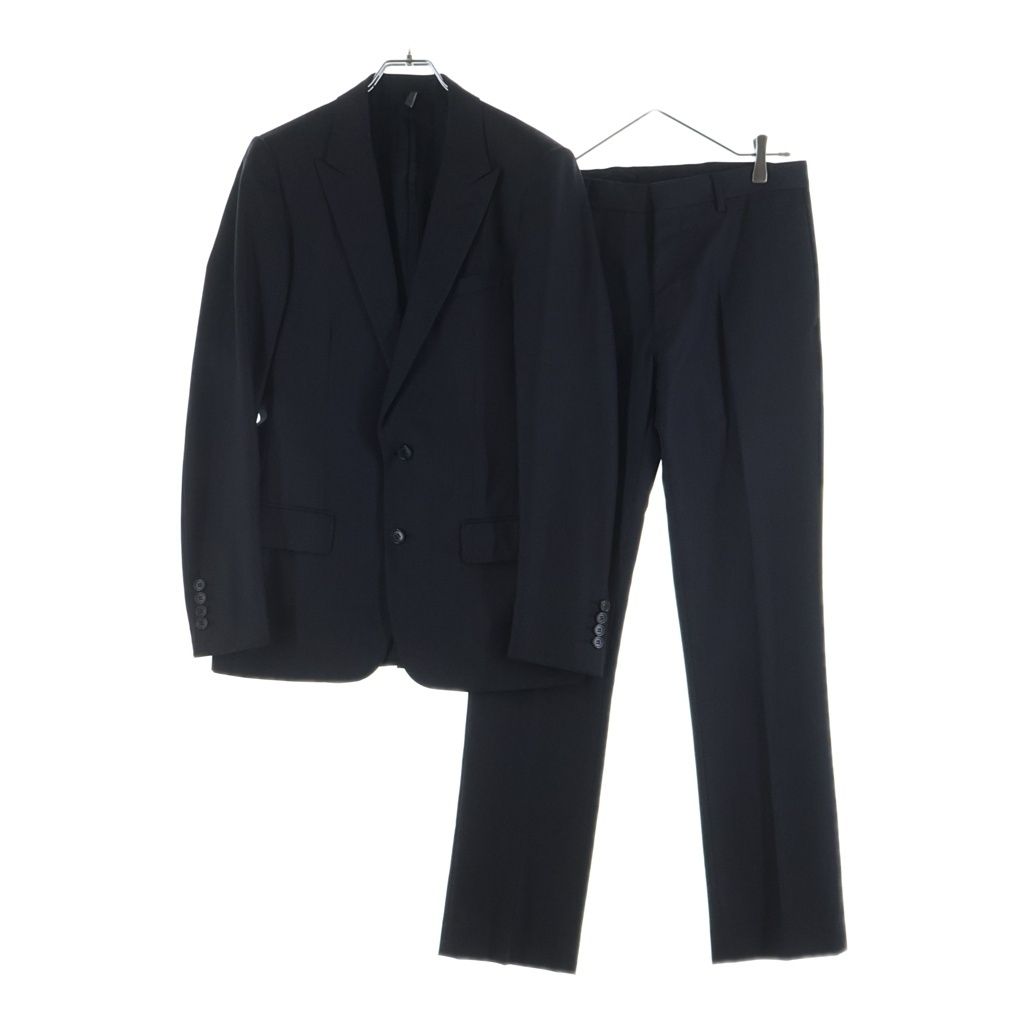 Dior HOMME (ディオールオム) 09AW ピークドラペル ウール 2B テーラードジャケット スラックスパンツ グレー セットアップ 9H3170541175 32,819円