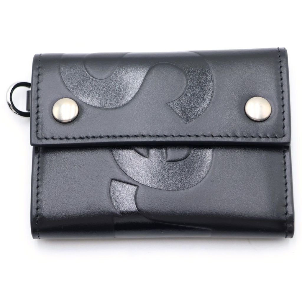 SUPREME (シュプリーム) 25AW Leather Chain Wallet レザー チェーン ウォレット 二つ折り財布 ブラック