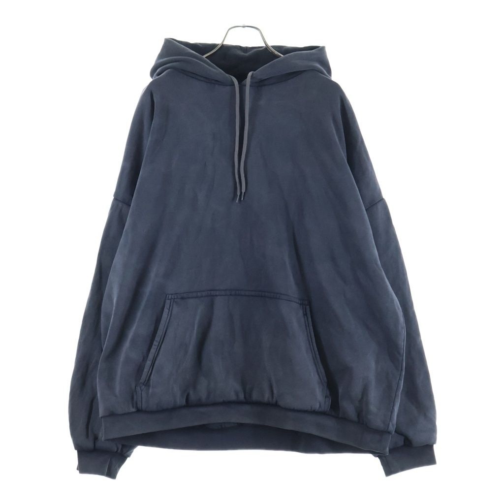 YEEZY GAP (イージーギャップ) コットン プルオーバースウェットパーカー フーディー ブラック 611814-04