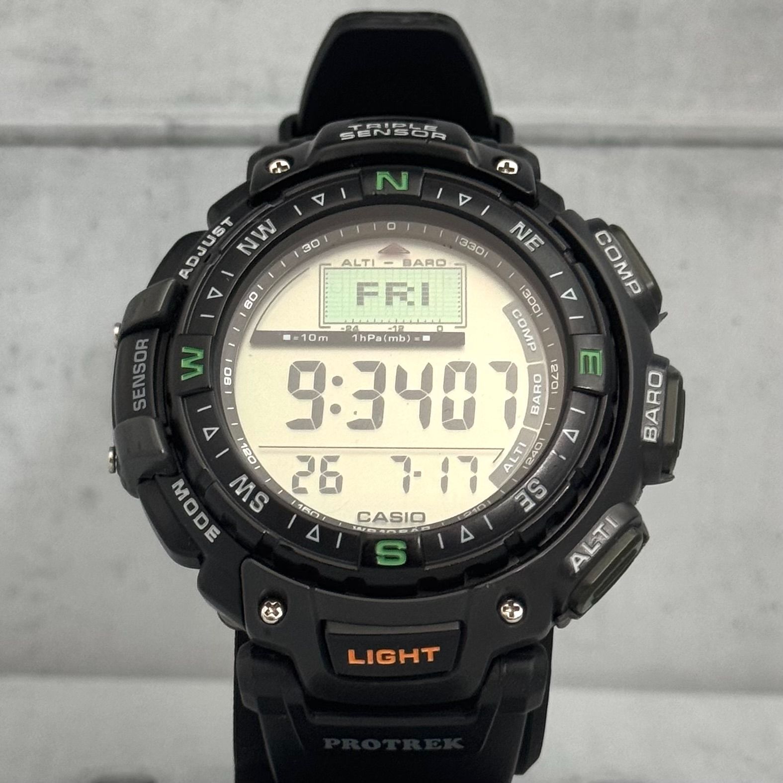 稼働／美品／電池交換済】CASIO PROTREK PRG-40SJ カシオ プロトレック 