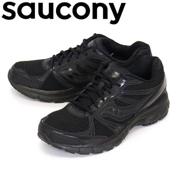 saucony (サッカニー) S101836-1001 GRID LEGACY スニーカー BLACK/BLACK SCN001 US6.5-24.5cm
