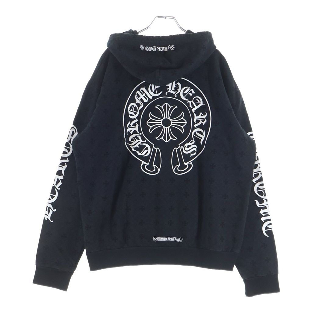 CHROME HEARTS (クロムハーツ) SWTSHRT PLVR CHプラス総柄 バックCH