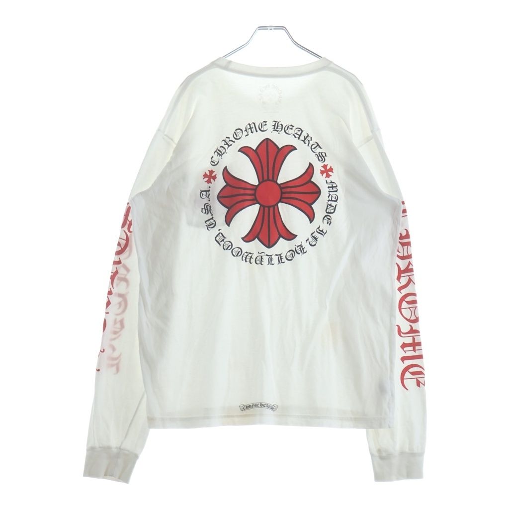 CHROME HEARTS (クロムハーツ) Made in Hollywood Plus Cross 長袖T