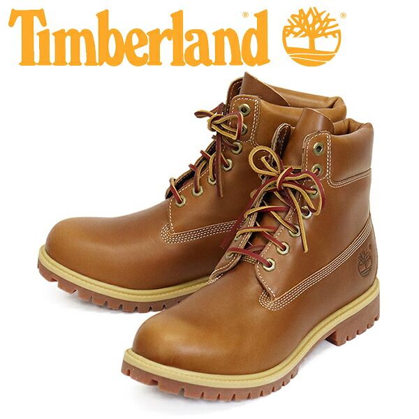 Timberland (ティンバーランド) A2MWX-AMX 6in PREM WP BT 6インチプレミアムウォータープルーフブーツ Brown TB657 US11-約29.0cm