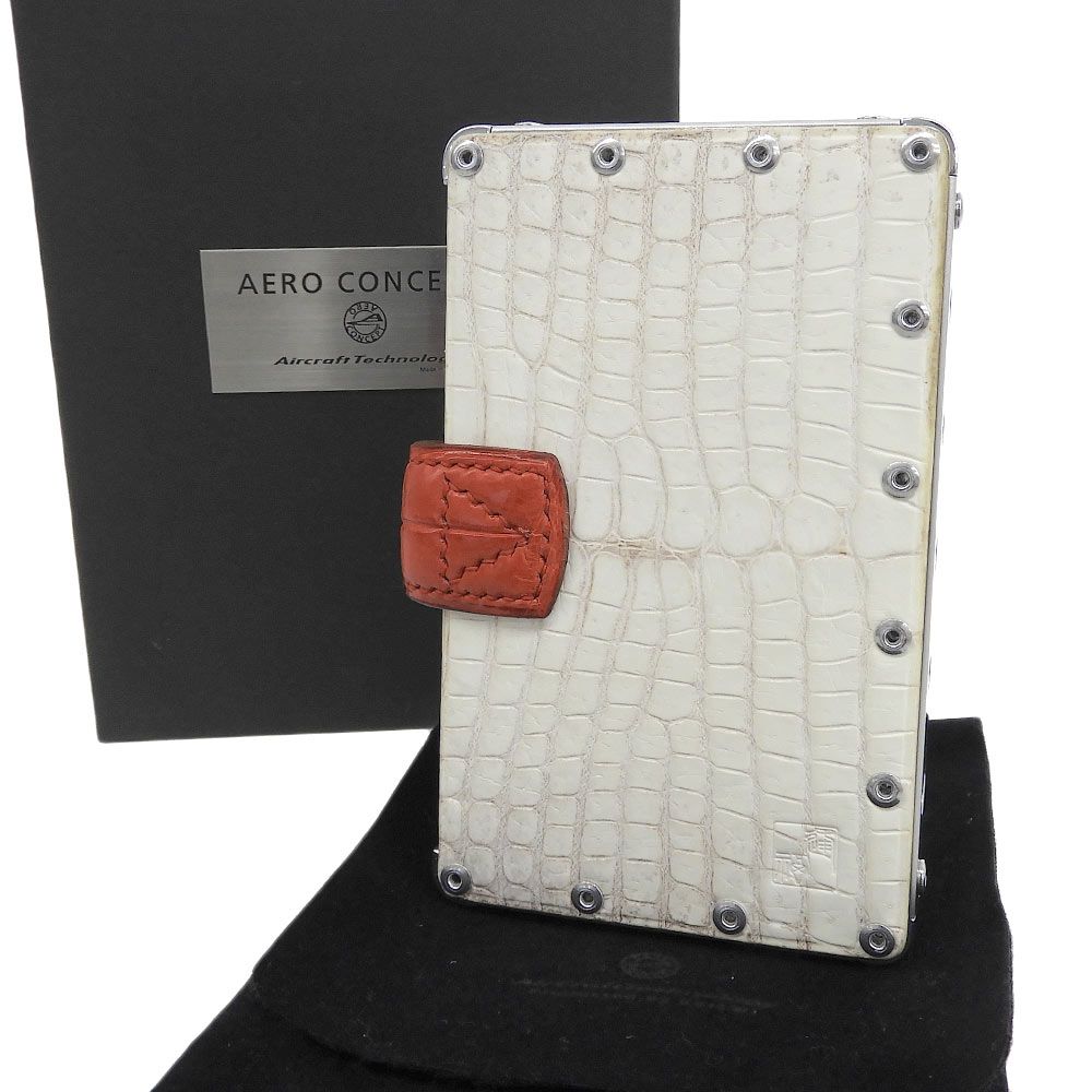 超美品 エアロコンセプト AERO CONCEPT 希少 EM-10-CROCO Emijah
