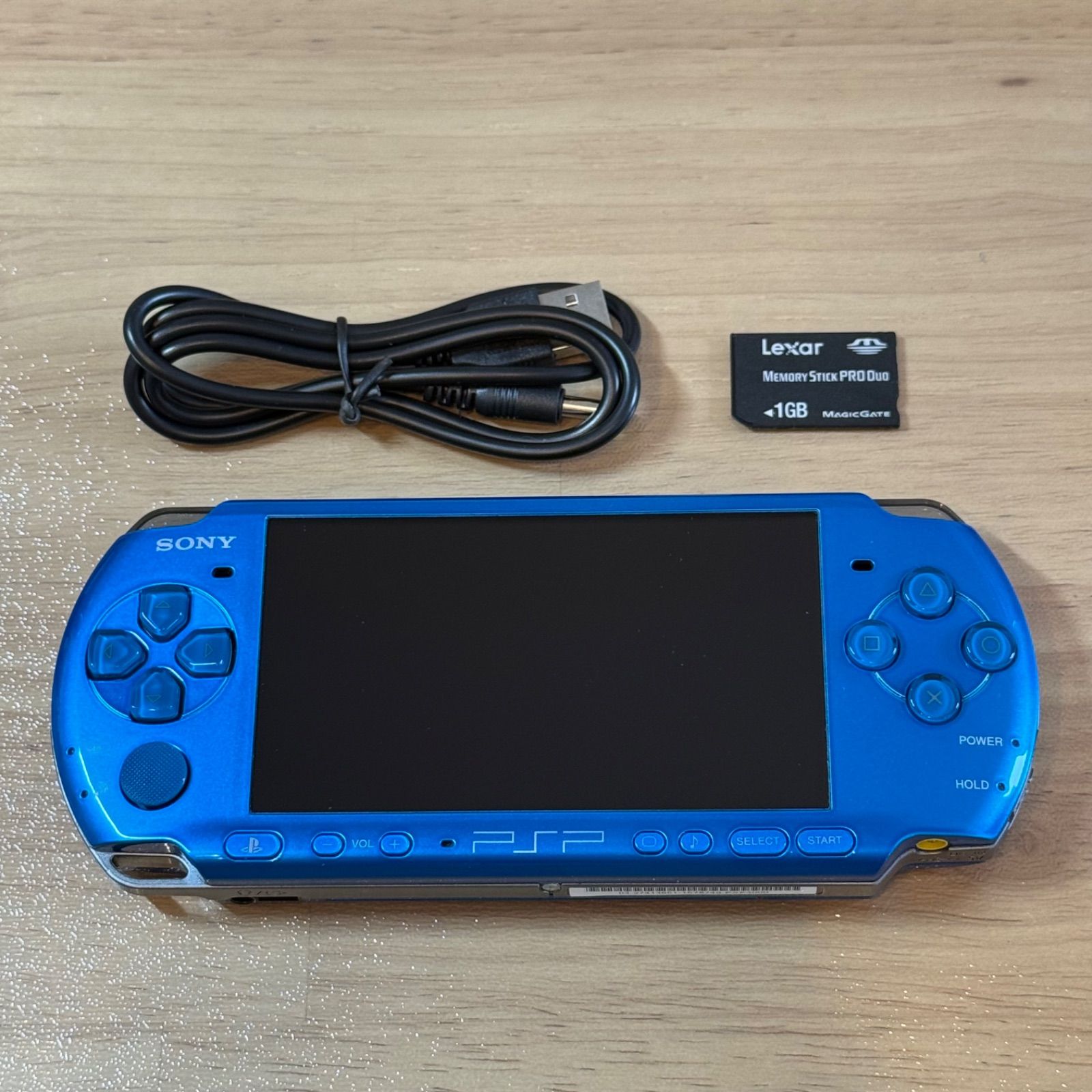 7-123【中古良品】PSP-3000 バイブラントブルー - メルカリ