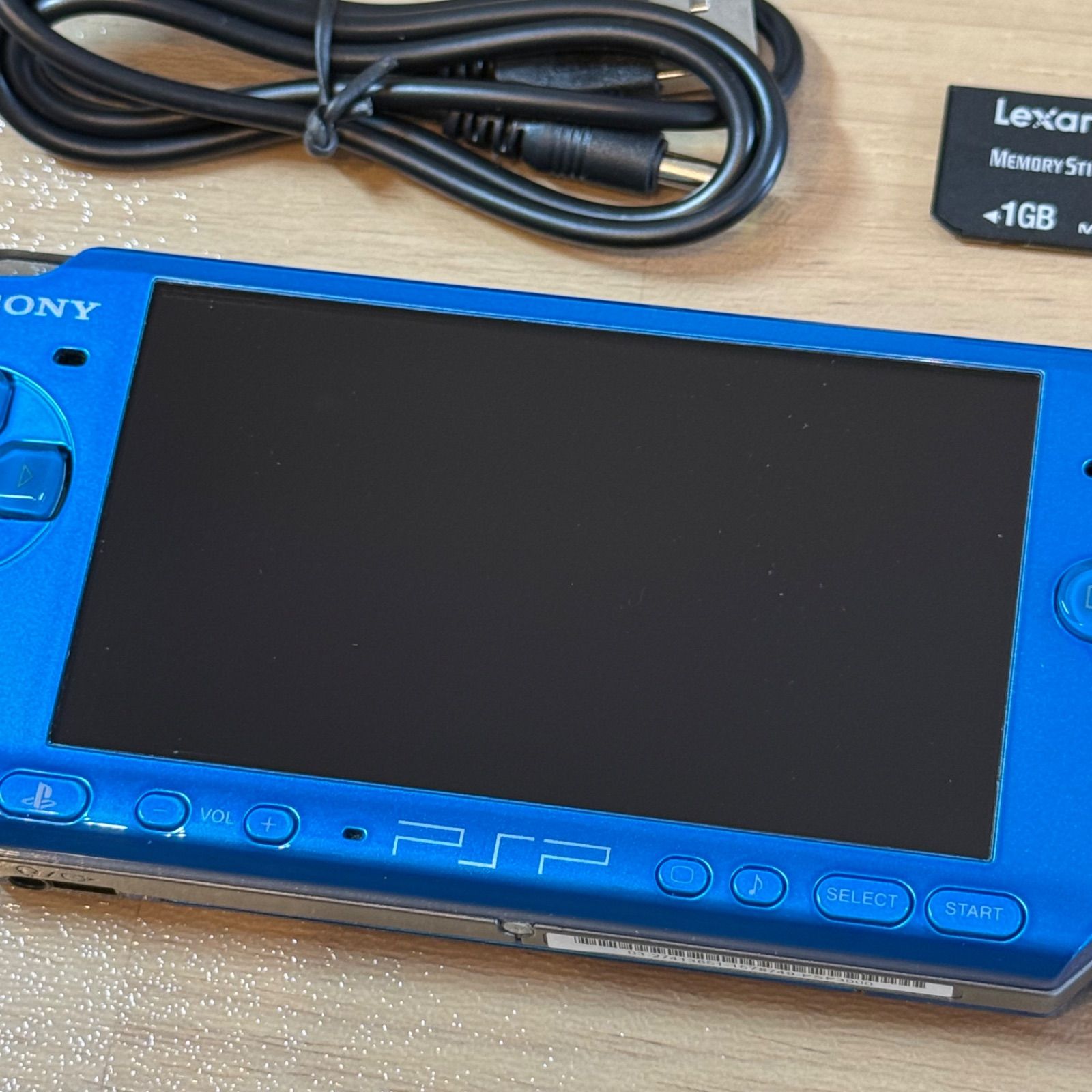7-123【中古良品】PSP-3000 バイブラントブルー - メルカリ