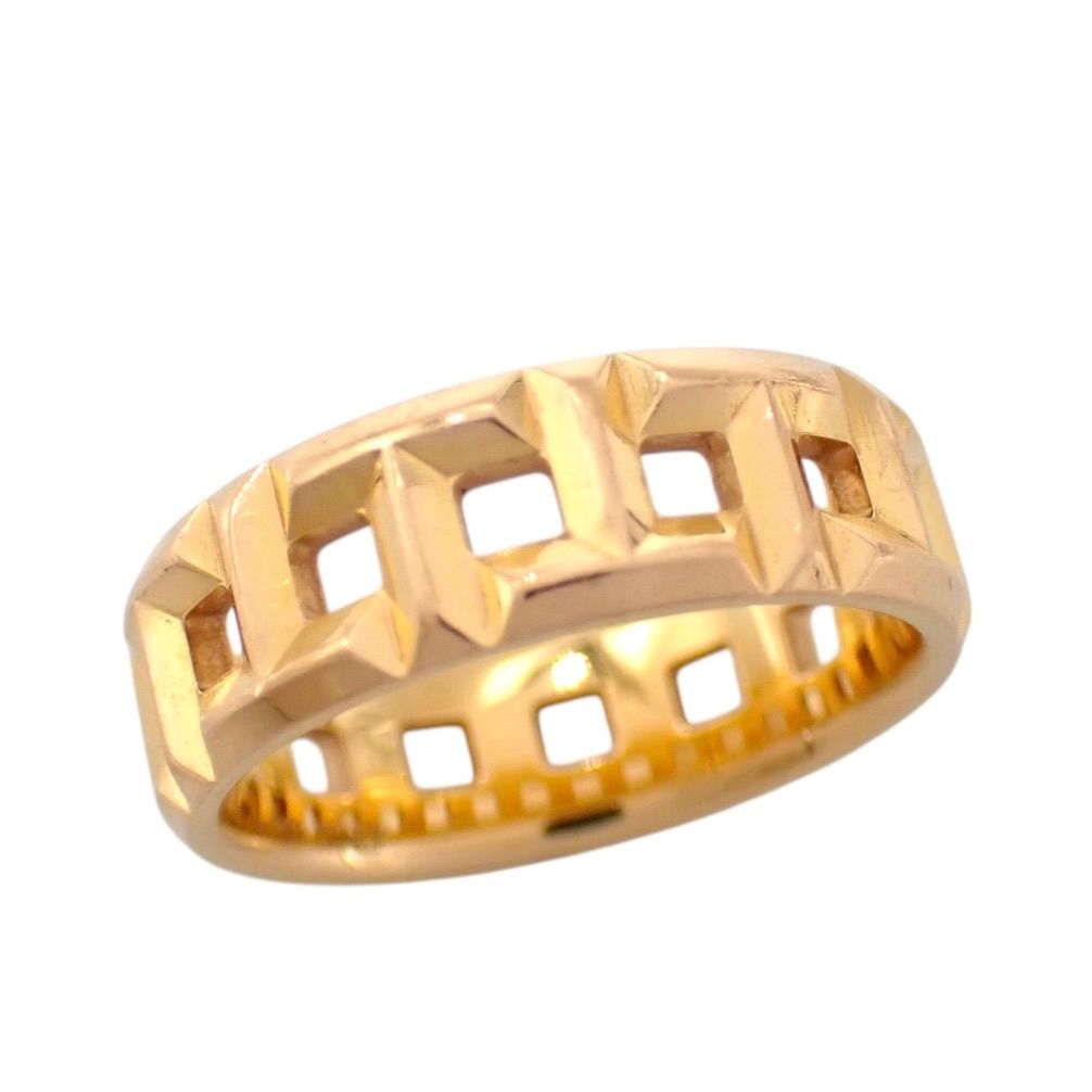 Tiffany & Co. ティファニー Tトゥルー ワイド リング ナロー 750 K18