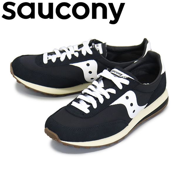 saucony (サッカニー) S70884-2 TRAINER 80 スニーカー BLACK/WHITE SCN002 US10-28.0cm
