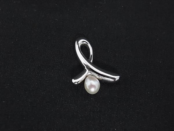 □極美品□ TASAKI タサキ SV925 本真珠 淡水真珠 淡水パール 約4mm