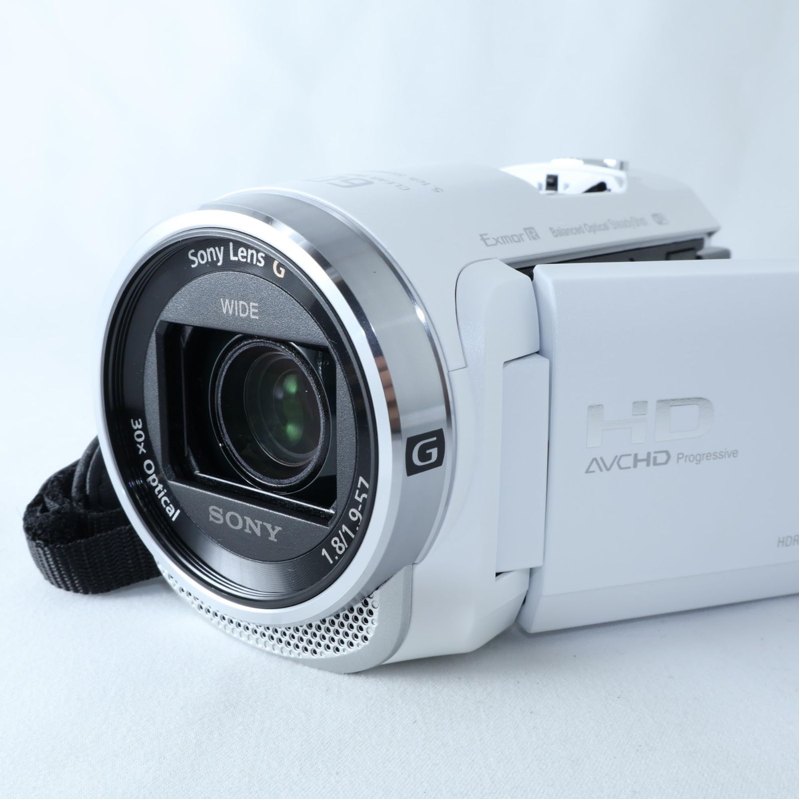 良品】SONY(ソニー) ビデオカメラ Handycam HDR-CX680 ホワイト 内蔵