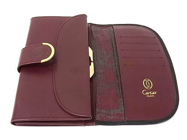 Cartier カルティエ マストライン レザー 二つ折り 長財布 ウォレット