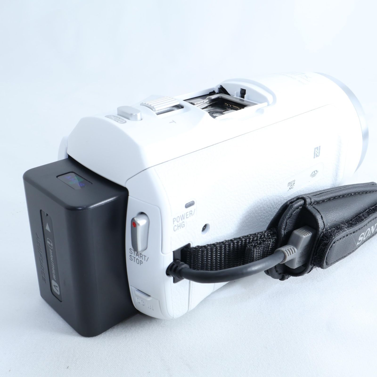 良品】SONY(ソニー) ビデオカメラ Handycam HDR-CX680 ホワイト 内蔵