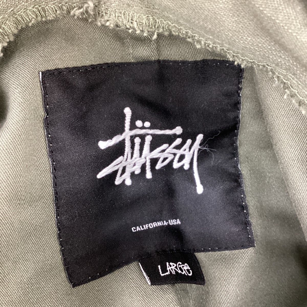 stussy ステューシー メンズ モッズコート SIZE L カーキ - メルカリ