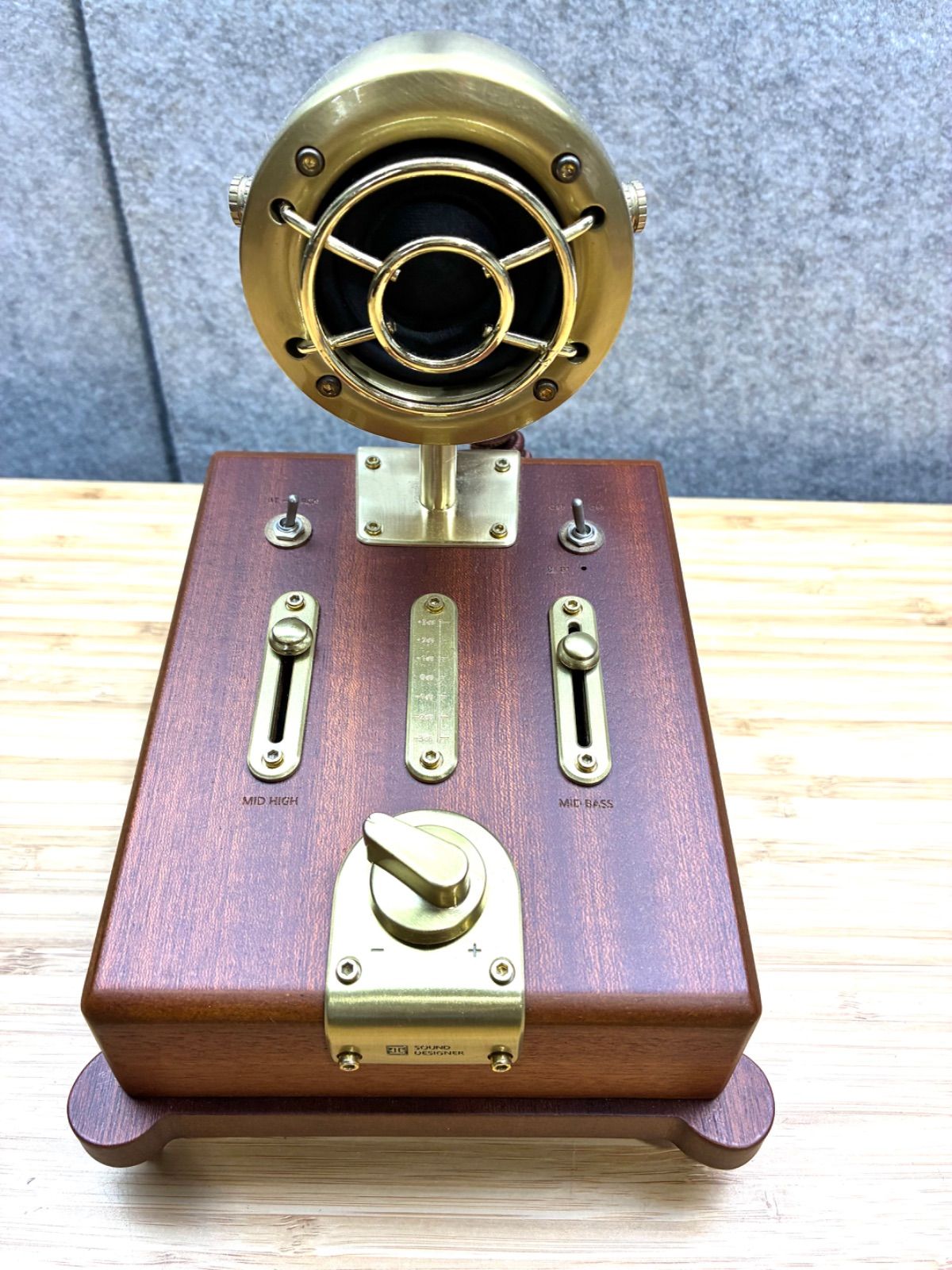 【中古希少品】卓上Wi-Fiスピーカー　カチューシャWU・KATYUSHA アナログパワーアンプスピーカー