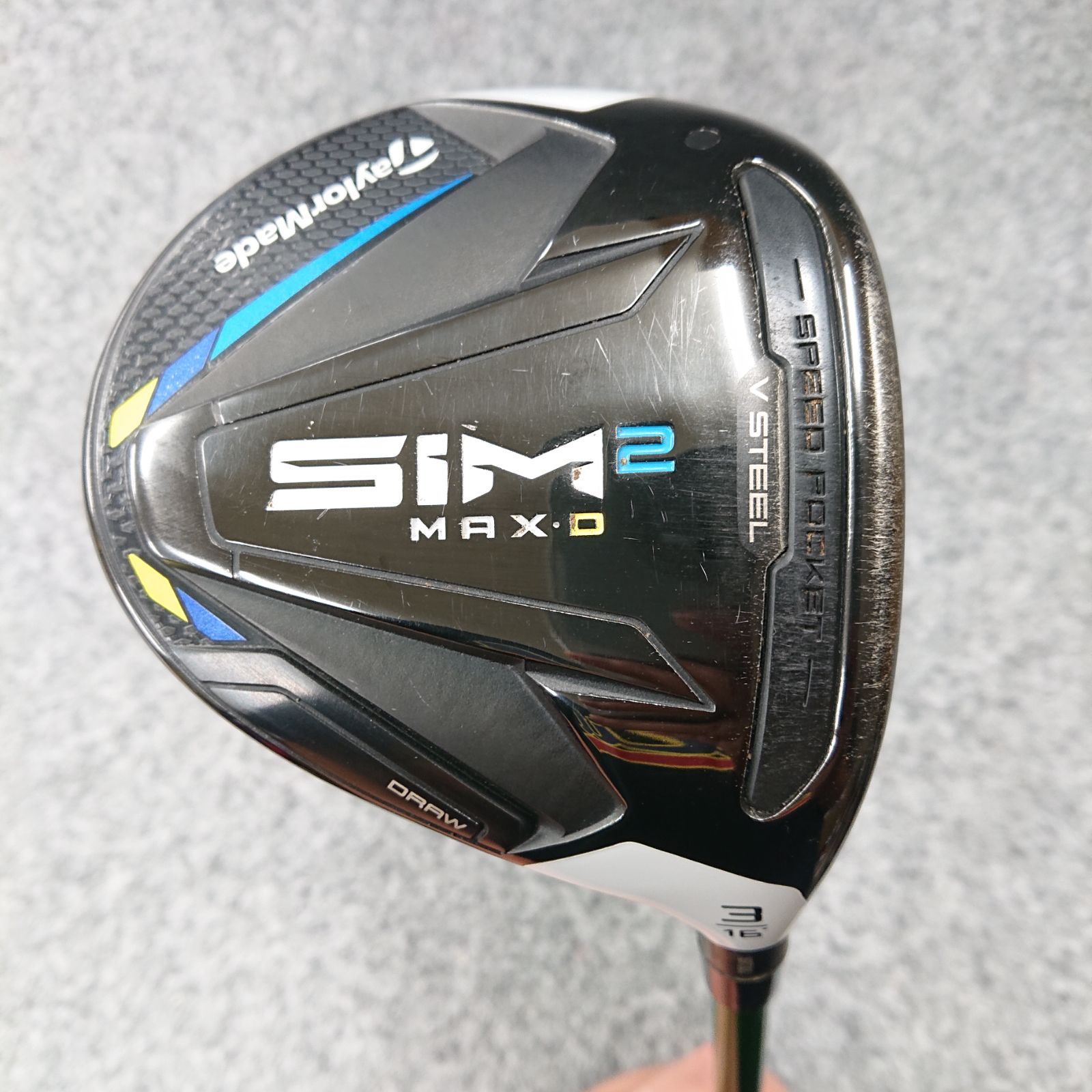 テーラーメイド SIM2 MAX-D フェアウェイウッド 3W 16° ワクチンコンポ GR350 DR (SR)