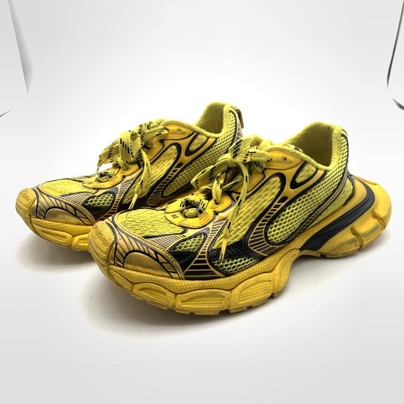 【中古品】 BALENCIAGA バレンシアガ 734734 3XL YELLOW シューズ スニーカー SIZE:29cm 本体のみ ※汚れあり・使用感有 【183-260715-io-19-fuzh】