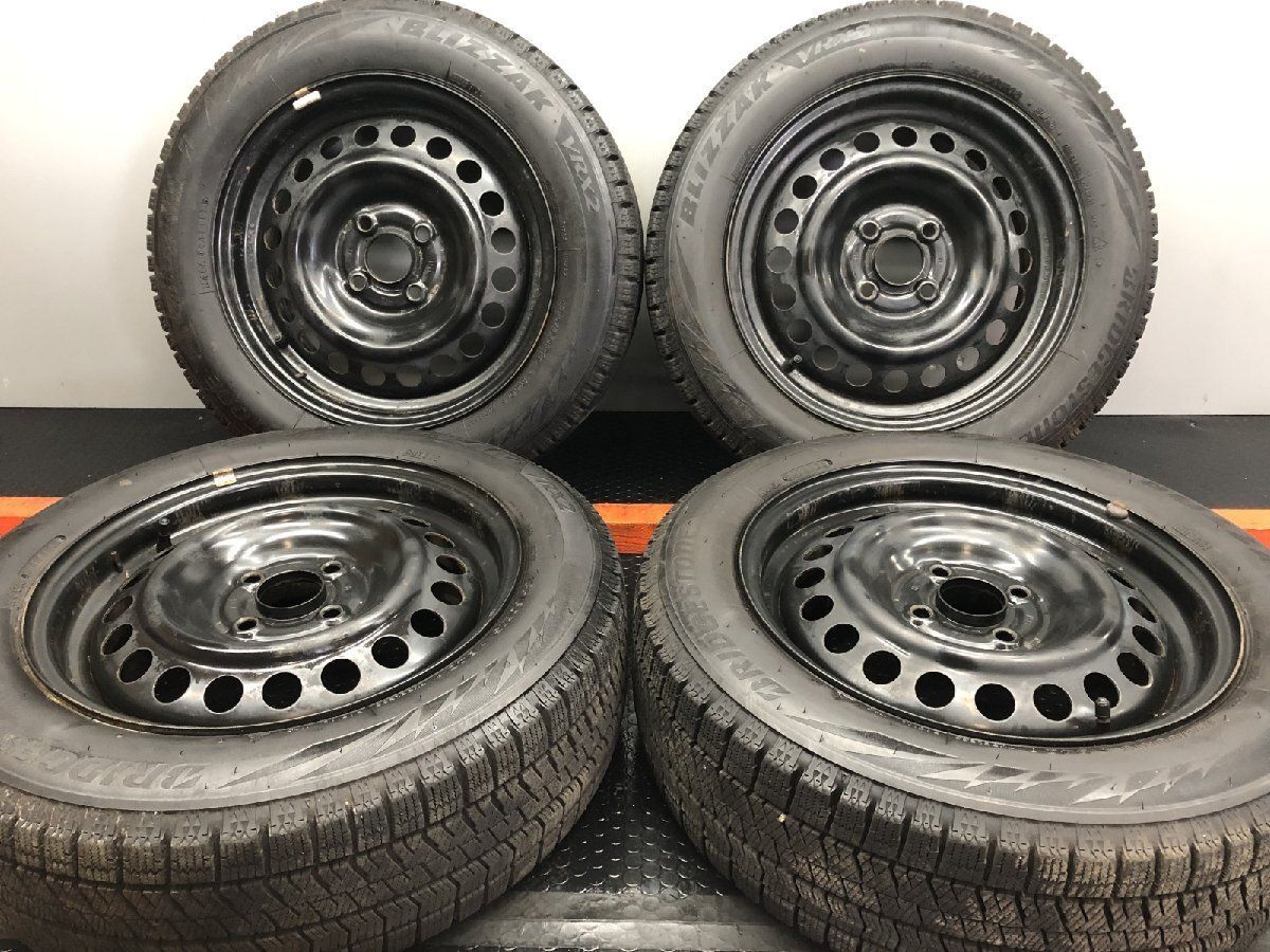 BS BLIZZAK VRX2 185/60R15】スタッドレス【HONDA 純正ホイール 15 