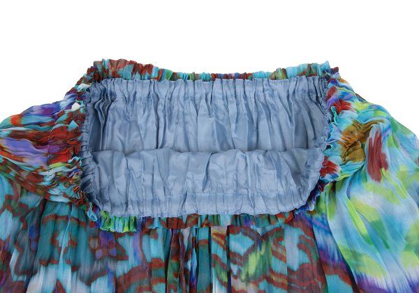 イッセイミヤケ ミーISSEY MIYAKE me サイケデリックフラワープリント