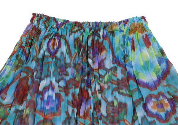 イッセイミヤケ ミーISSEY MIYAKE me サイケデリックフラワープリント