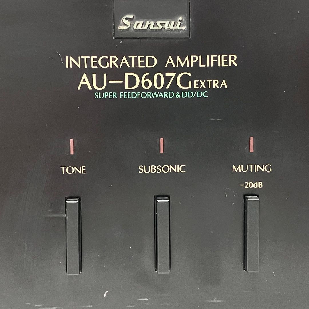 SANSUI AU-D607G EXTRA プリメイン アンプ サンスイ 山水 AC 100V 220W