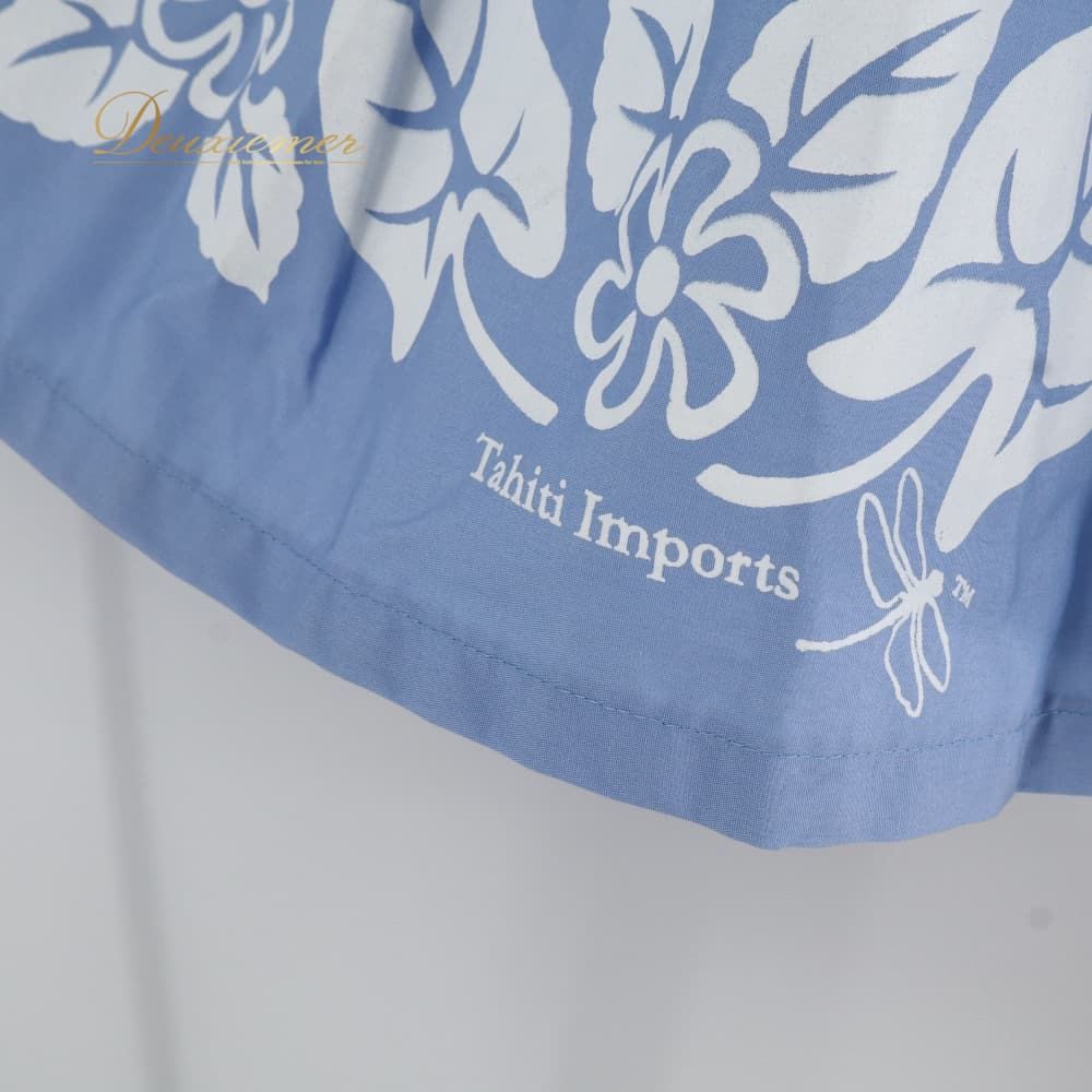 試着のみ Tahiti Imports フラドレス ティアレ柄 2026年最新】tahiti
