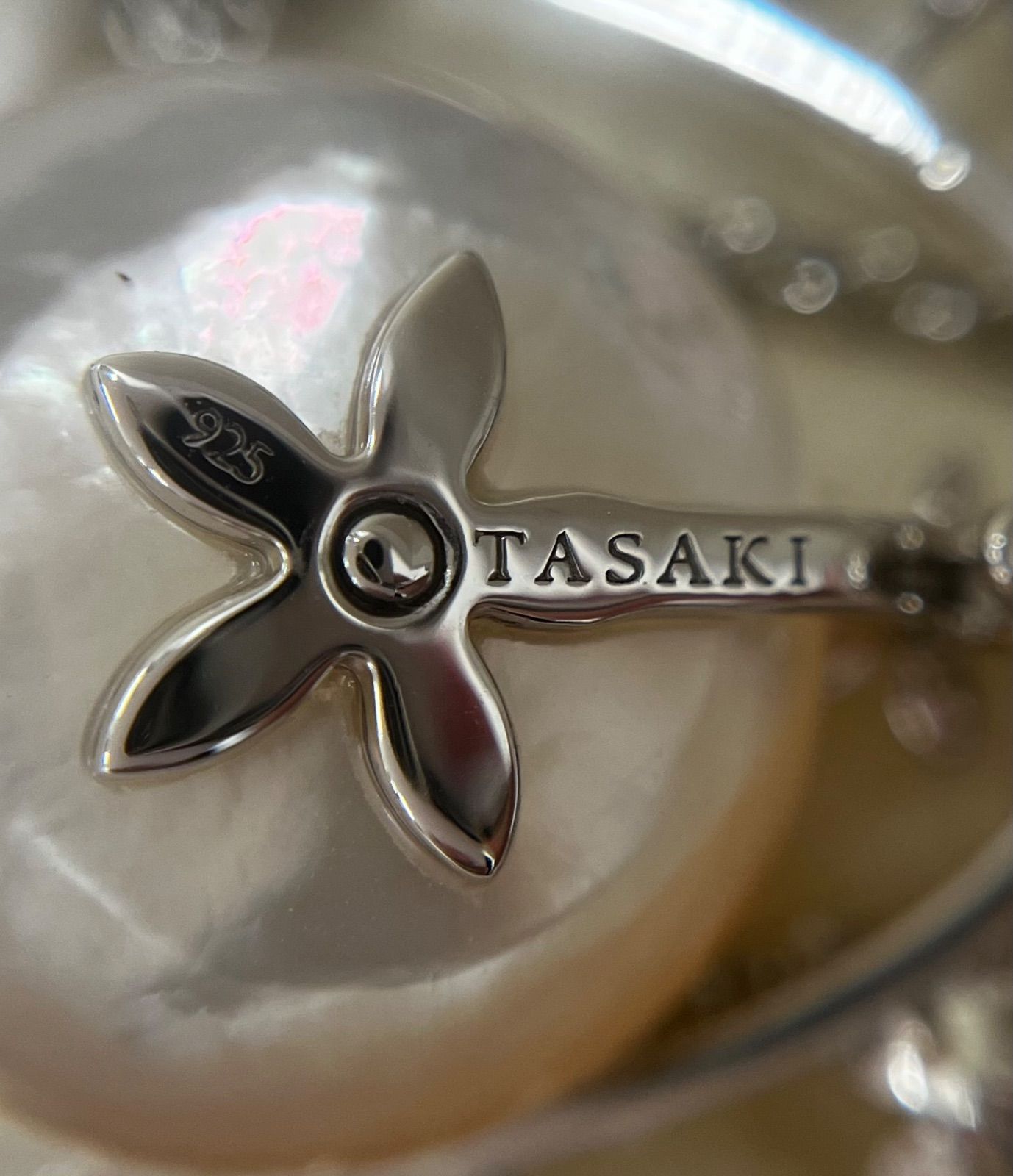 TASAKI タサキ ネックレス ブローチ マベパール 真珠 シルバー 925