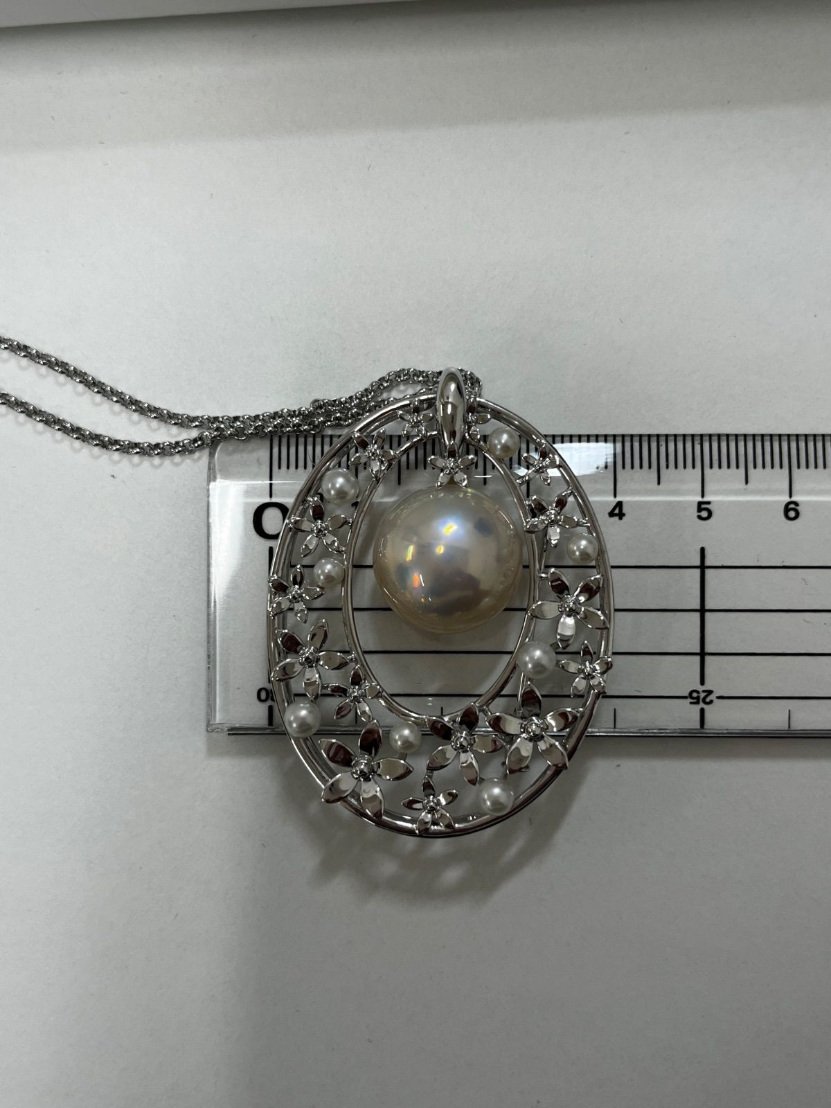 TASAKI タサキ ネックレス ブローチ マベパール 真珠 シルバー 925