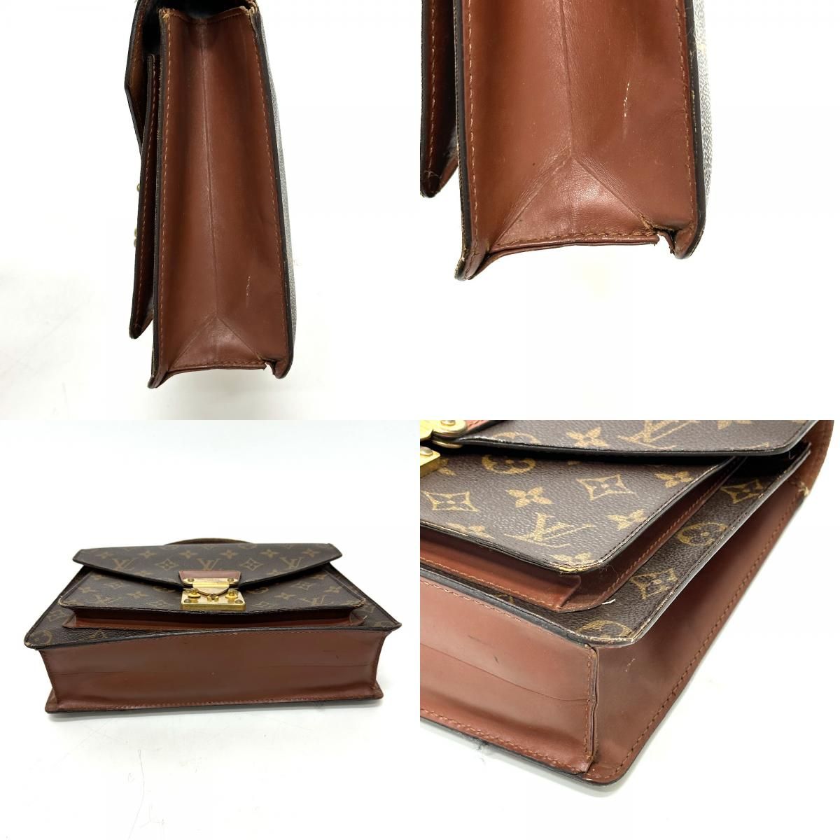【美品】ルイ ヴィトン モノグラム モンソー26 ハンドバッグ LOUIS VUITTON ルイヴィトン ハンドバッグ モンソー26 M51187