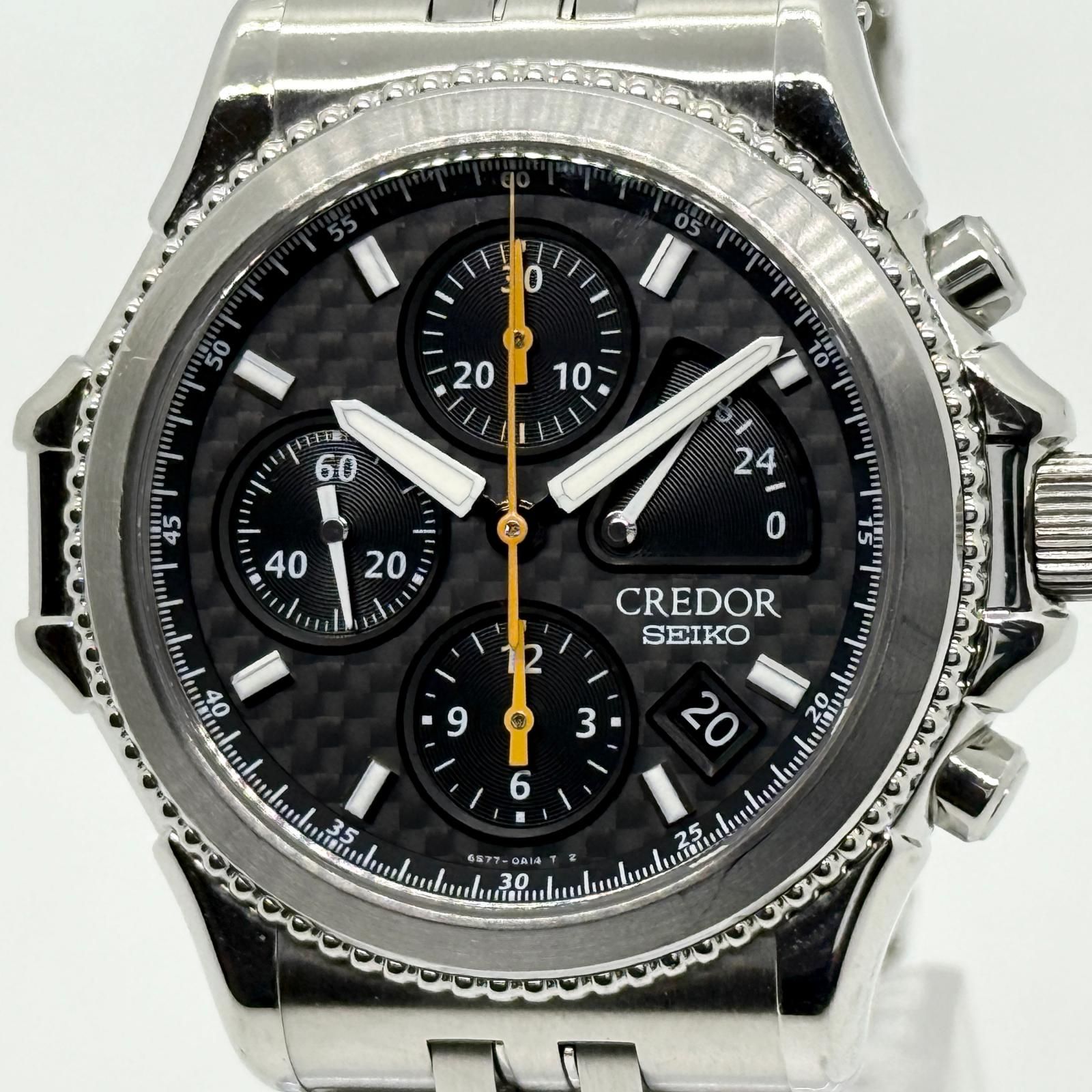 SEIKO セイコー CREDOR クレドール パシフィークパワーリザーブ クロノ 
