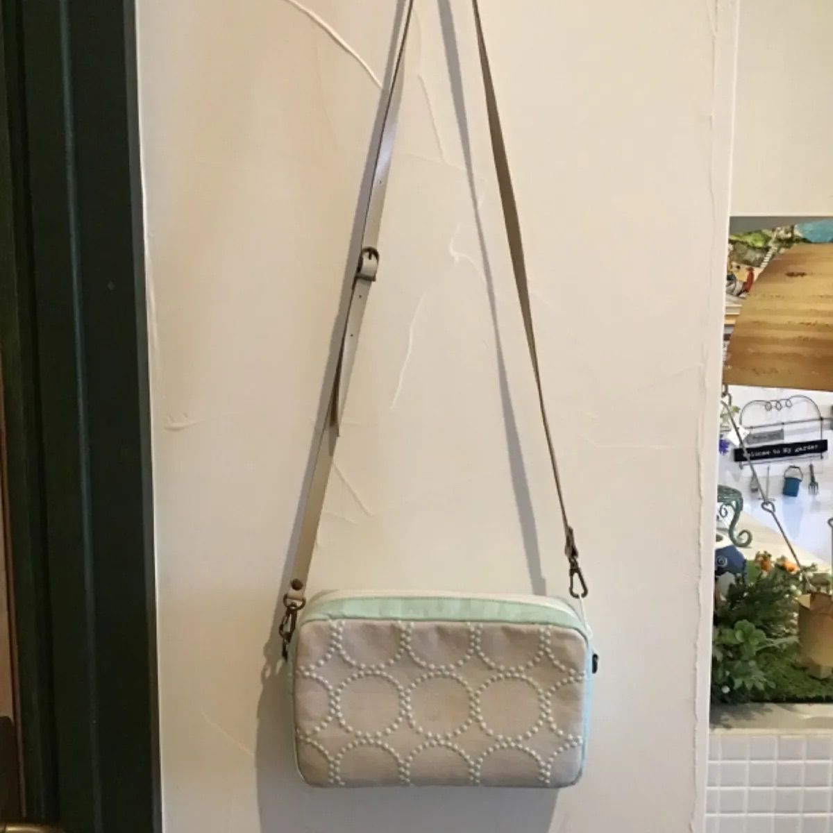 ミナペルホネン タンバリン ショルダーバッグ ハンドメイド ポシェット