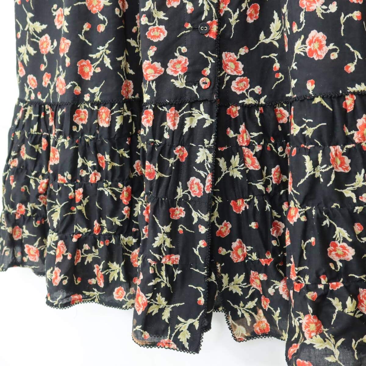 美品】ワンダフルワールド カネコイサオ☆花柄♪ノースリーブ