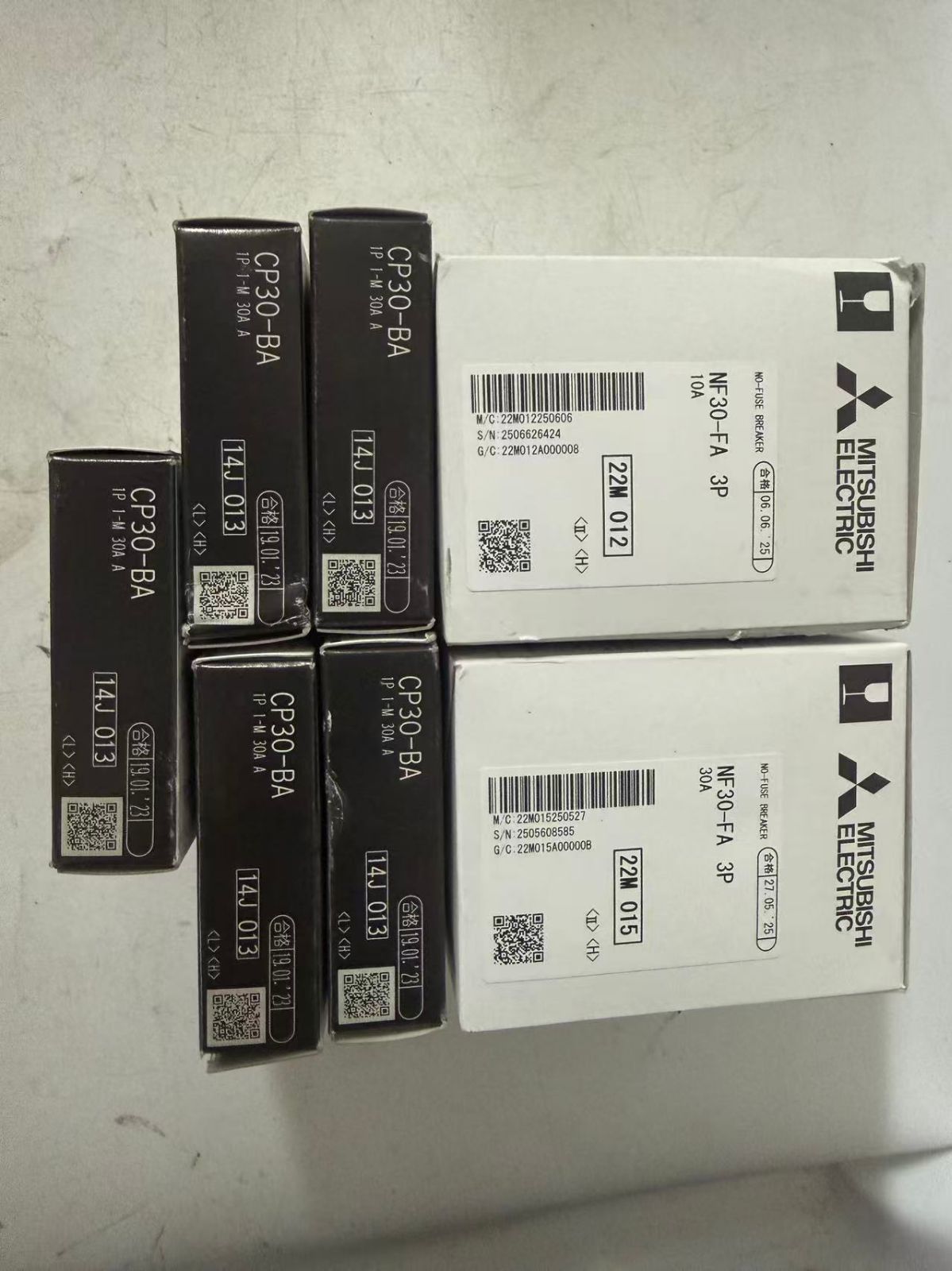 三菱電機 ブレーカー CP30-BA NF30-FA 　まとめ7点 15,540円